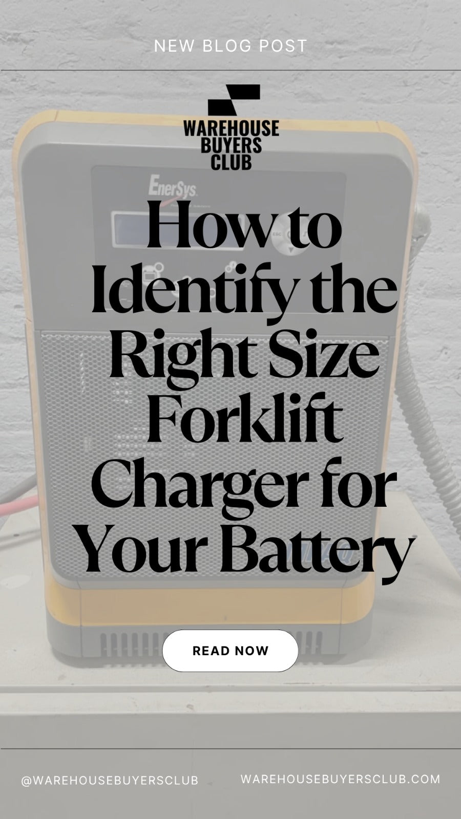 How to Identify the Right Size Forklift Charger for Your Battery