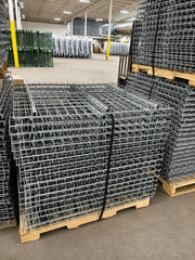 Used 42 x 46 waterfall wire decks sale in Lancaster Pennsylvania warehouse