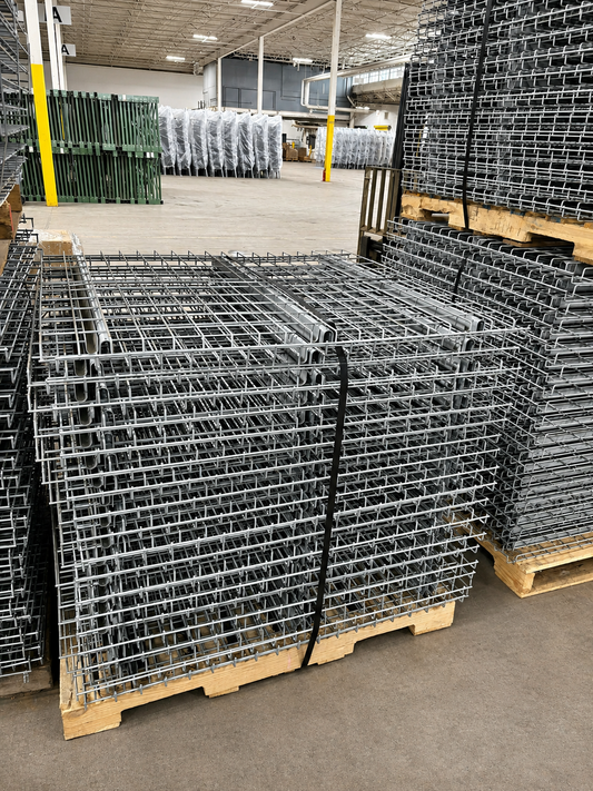 Used 42 x 46 waterfall wire decks sale in Lancaster Pennsylvania warehouse
