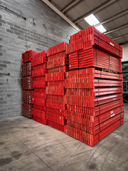 Used Teardrop Pallet Rack Beams – 8’ x 4”